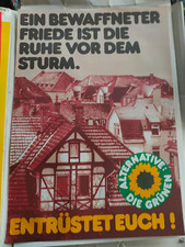 Plakat grünen entrüstet gebraucht kaufen  Stadecken-Elsheim