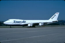 EB08 Original aircraft Slide / Dia   Tower Air B747 N601BN comprar usado  Enviando para Brazil