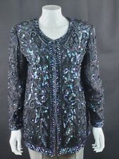 Vintage black beaded for sale  STOWMARKET