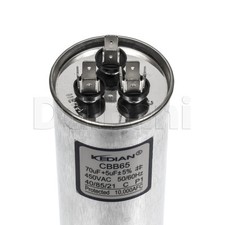 Novo capacitor redondo 70+5UF 450VAC 50/60 Hz 70+5MFD 450V 40/85/21 60X145 comprar usado  Enviando para Brazil