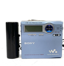 Sony MZ-R910 Minidisco Walkman MDLP Portátil Reproductor MD Grabadora Azul Usado segunda mano  Embacar hacia Mexico