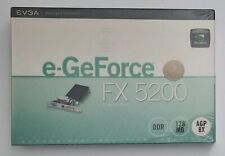 EVGA e-GeForce FX5200 AGP Grafikkarte (128MB, retro, NOS) comprar usado  Enviando para Brazil