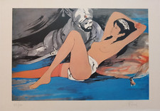 Salvatore fiume serigrafia usato  Roma