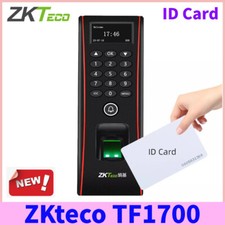 ZKteco TF1700 TCP/IP Tarjeta de identificación Huella digital Puerta Control de acceso Terminal Reloj de tiempo segunda mano  Embacar hacia Mexico