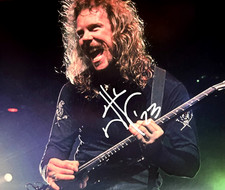 Metallica signed 8x10 for sale  Brooklyn