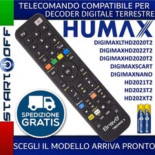 Telecomando universale humax usato  Raffadali