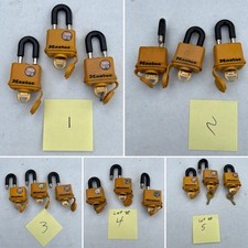 Master lock padlocks for sale  Tuscola