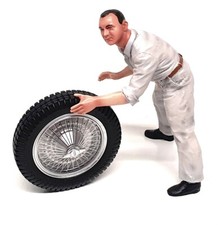 Boneco Le Mans Miniatures escala 1/18 FLM118044-D2 - Georges Wheel Mechanic década de 1930 comprar usado  Enviando para Brazil