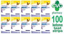 Tiras de teste de cetona (100 tiras) FreeStyle Optium Blood Abbott EXP 09/26 comprar usado  Enviando para Brazil