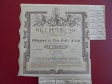 Obligation ville hyeres d'occasion  Aix-en-Provence-