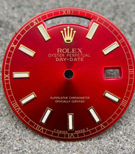 Rolex zifferblatt rot gebraucht kaufen  Gersthofen