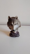 Wolf bust resin for sale  SITTINGBOURNE