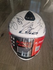 Capacete de motocicleta assinado por 2025 Moto Gp Riders *PROVA FOTOGRÁFICA + CERTIFICADO DE AUTENTICIDADE* comprar usado  Enviando para Brazil