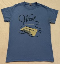 Camiseta WEVL FM 89.9 Memphis estação de rádio azul tamanho P fita cassete retrô comprar usado  Enviando para Brazil