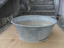 Vecchia tinozza bacinella usato  Italia