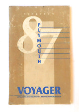 1987 plymouth voyager for sale  USA