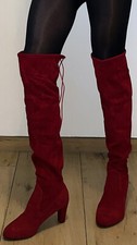 Rote veloursleder verknees gebraucht kaufen  Jena-Umland