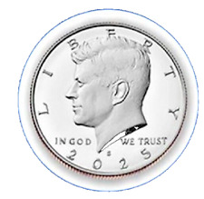 2025 proof kennedy for sale  Burlingame