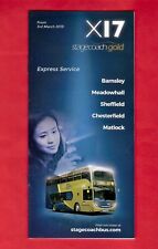 Bus timetable stagecoach for sale  BIRMINGHAM