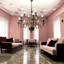 Candelabro grande de latão 12 luzes, década de 1980 comprar usado  Enviando para Brazil