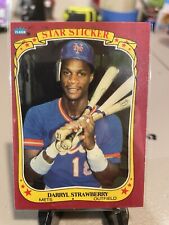 Pegatinas Fleer Star 1986 #116 Darryl Strawberry, usado segunda mano  Embacar hacia Argentina