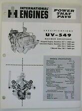 Prospectus brochure moteur d'occasion  Auneau