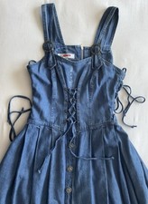 Jeanskleid blau riginal gebraucht kaufen  Filderstadt