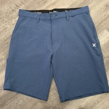 Bermuda de golfe Hurley Hybrid Spacedye masculina 32 azul elástica comprar usado  Enviando para Brazil