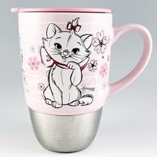 Caneca Disney Aristocats Marie "Perfeitamente Fofa" Rosa Tampa de Viagem Gatinho Gato Flores comprar usado  Enviando para Brazil