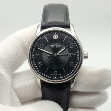 Relógio de quartzo Wenger Swiss Military masculino tom prata com mostrador preto comprar usado  Enviando para Brazil