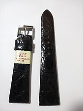 1 CINTURINO PELLE DI COCCODRILLO SC VERO DA 20 mm. EXTRA PIATTO NERO NUOVO na sprzedaż  Wysyłka do Poland