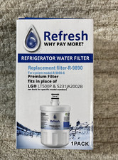 Usado, Filtro de água de substituição Refresh R-9890 LG LT500P Kenmore 469890 WF-290 comprar usado  Enviando para Brazil
