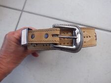 Ceinture cuir western d'occasion  Saint-Jorioz