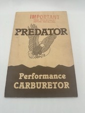 Vintage predator carburetor for sale  Vincentown