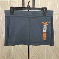 Mini-saia vintage Y2K Hollister X Abercrombie cinza logotipo bordado pequena comprar usado  Enviando para Brazil