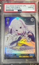 Używany, PSA 10 Biały Czarny Re:Zero Spirit Użytkownik Emilia Podpisany RZ/S46-T19SP SP JP na sprzedaż Używany, PSA 10 Biały Czarny Re:Zero Spirit Użytkownik Emilia Podpisany RZ/S46-T19SP SP JP na sprzedaż  Wysyłka do Poland