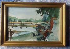 Jean sauvignier aquarelle d'occasion  Nogent-le-Rotrou