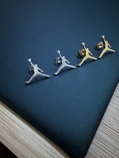 Pendientes Jordan - Oro y Plata - Pendientes Jumpman - Pendientes segunda mano  Embacar hacia Mexico