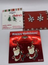 Christmas earrings pack for sale  Pecatonica