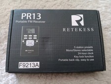 Rádio FM portátil Retekess PR13, receptor de rádio FM de bolso, bateria AAA..., usado comprar usado  Enviando para Brazil