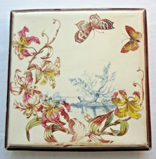Plat carré polychrome d'occasion  Bonneuil-Matours