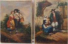 Coppia quadri antichi usato  Portici