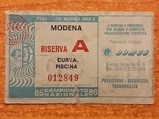 Calcio biglietto modena usato  San Giuliano Terme