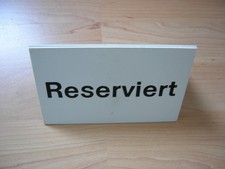 Stück reserviert schild gebraucht kaufen  Wilhelmsthal