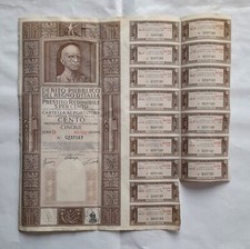1937 debito pubblico usato  Italia