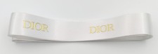 Fitas de embrulho brancas autênticas para presente DIOR (cetim 2,5 cm de largura) comprar usado  Enviando para Brazil