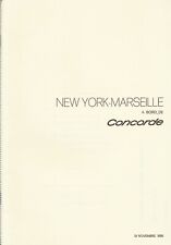 Rare menu concorde d'occasion  Thuir