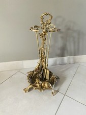 Serviteur cheminée laiton d'occasion  Grosbliederstroff