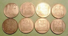 Lot pieces francs d'occasion  Limogne-en-Quercy