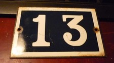 Plaque emaillée numero d'occasion  France